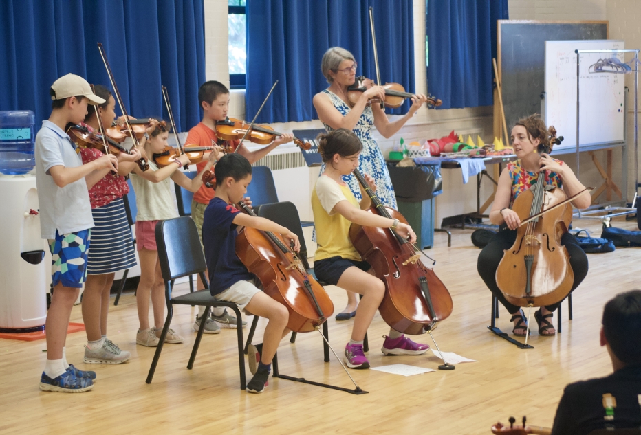 Students at String Traditions perform