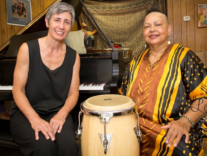Susanna Fiore and Nurudafina Abena