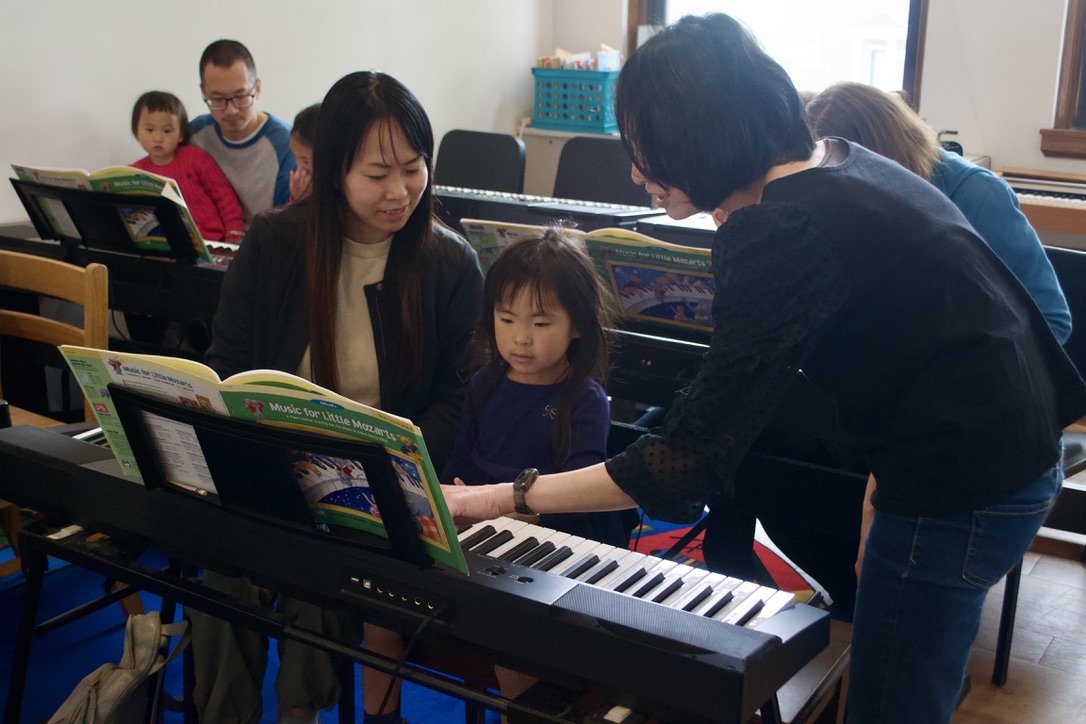 A Piano powers class at Powers Music School